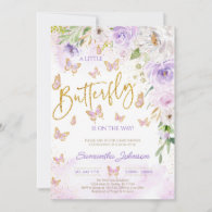 Butterfly Baby Shower Invitation