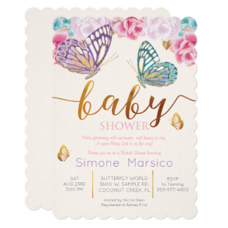butterfly invitations