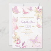 Butterfly Baby Shower Invitation template | Zazzle