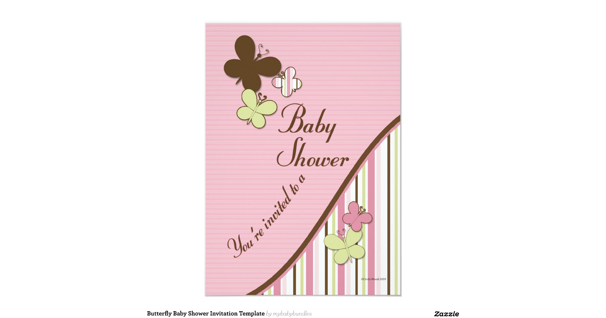 Free Butterfly Baby Shower Invitation Templates 10