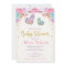 Butterfly baby shower, pink purple gold girl