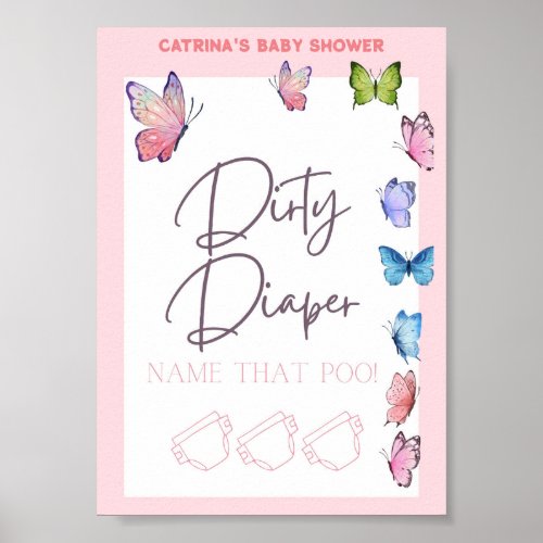 Butterfly Baby Shower Sign