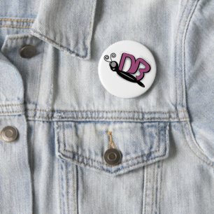 BUTTERFLY BADGE BUTTON