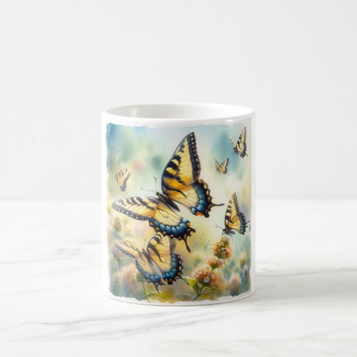 Butterfly Ballet REF249 _ Watercolor Coffee Mug