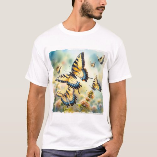 Butterfly Ballet REF249 _ Watercolor T_Shirt