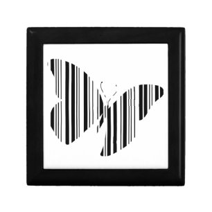 BUTTERFLY BAR CODE Butterflies Pattern Design Gift Box