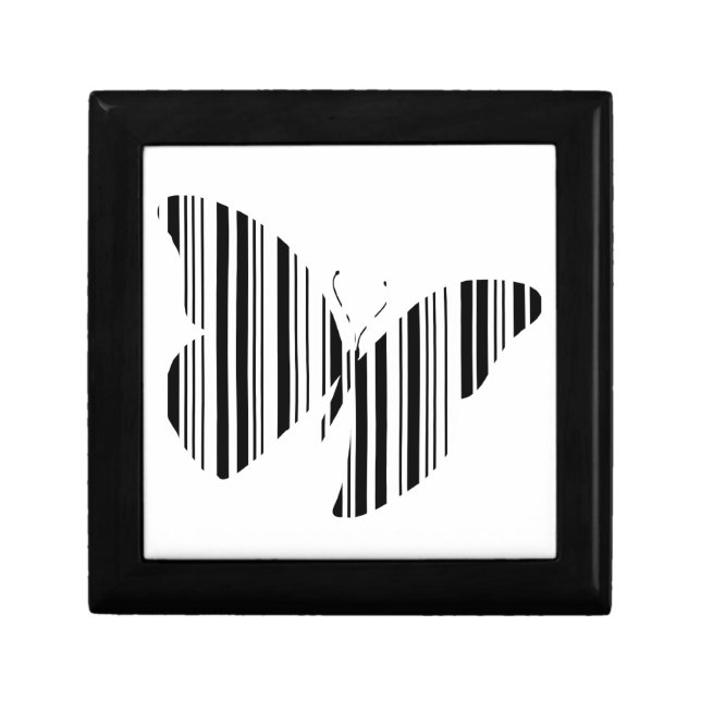 BUTTERFLY BAR CODE Butterflies Pattern Design Gift Box (Front)