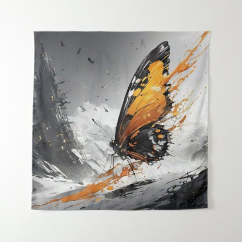 Butterfly Barrier Tapestry