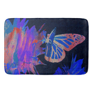 Butterfly  bath mat