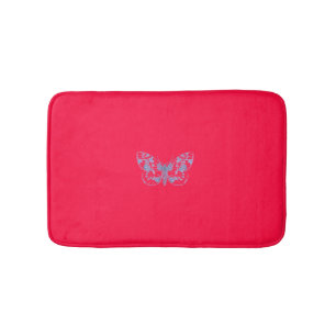 butterfly bath mat