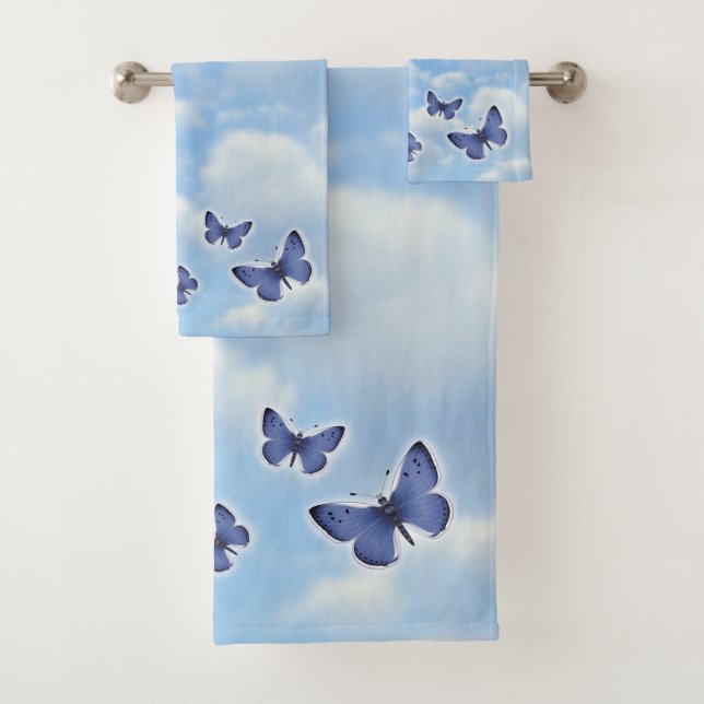 Butterfly Bath Towel Set (Insitu)