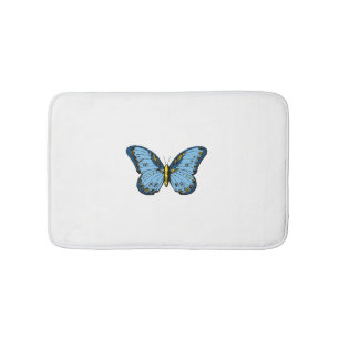 Butterfly Bathroom Mat