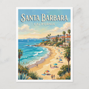 Butterfly Beach Santa Barbara California Postcard