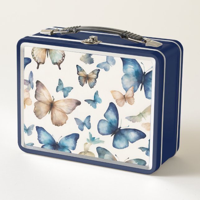 Butterfly Beauties Metal Lunch Box (Front)