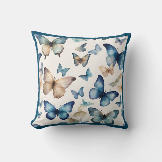 Butterfly Beauties Throw Pillow (Front)