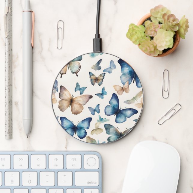 Butterfly Beauties Wireless Charger (Desk)
