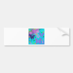 Butterfly Beautiful Aloha Hawaiian Blossom Wedding Bumper Sticker