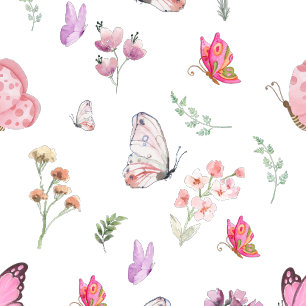 Butterfly Beautiful Classy Watercolor Wrapping Paper