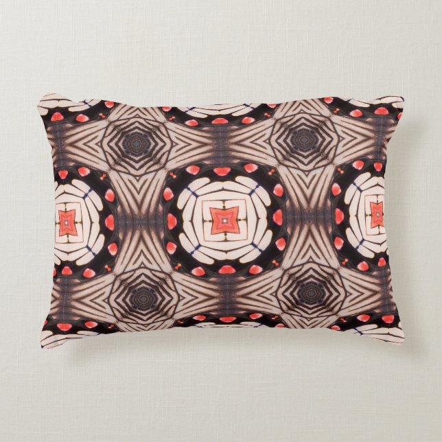 Butterfly, Beautiful seamless pattern made from bu Accent Pillow (Front)