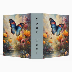 Butterfly Beauty 3 Ring Binder