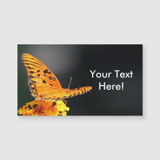 Butterfly Beauty Magnetic Business Card (Front)