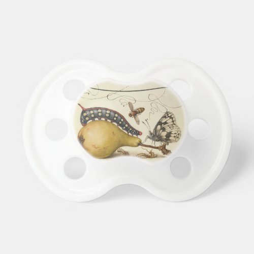 Butterfly Bee Fruit Insect Illustration Pacifier