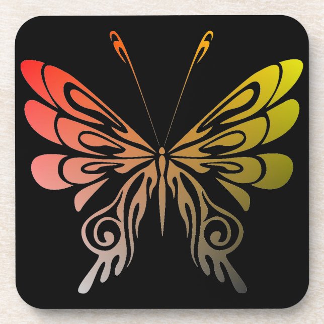 Butterfly Beverage Coaster (Front)
