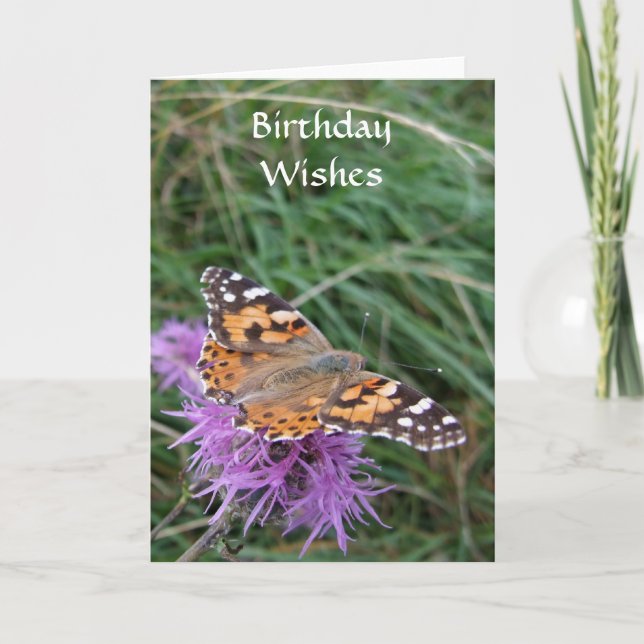 Butterfly Birthday Card (Front)