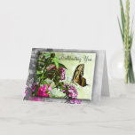 Butterfly Birthday Card at Zazzle