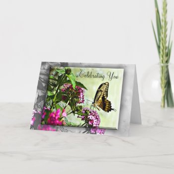 Butterfly Birthday Card by LivingLife at Zazzle