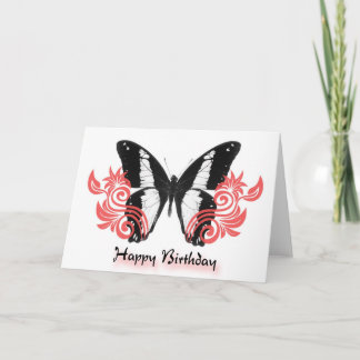 butterfly birthday card