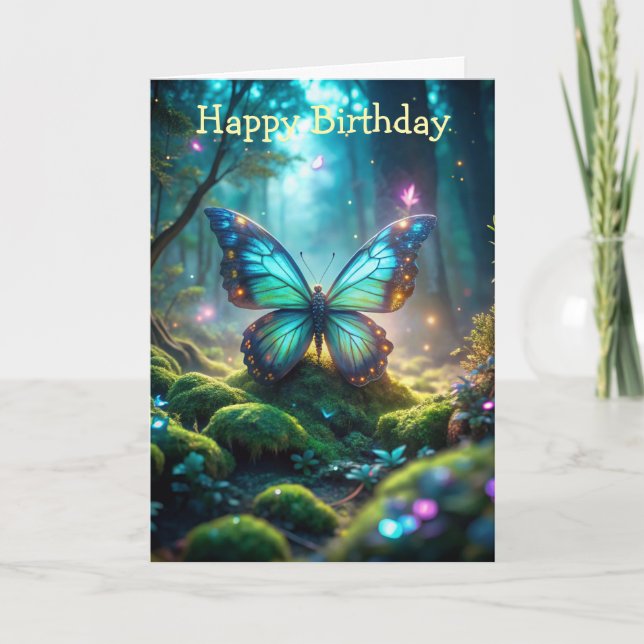 Butterfly Birthday Card (Front)