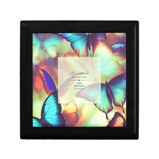 Butterfly Birthday Gift Box (Front)