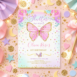 Butterfly Birthday Invitation Butterfly Party