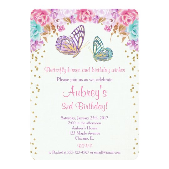 Butterfly Invitation