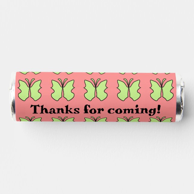 Butterfly Birthday Party Breath Savers® Mints (Right)