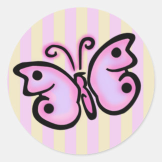 Butterfly Birthday Sticker