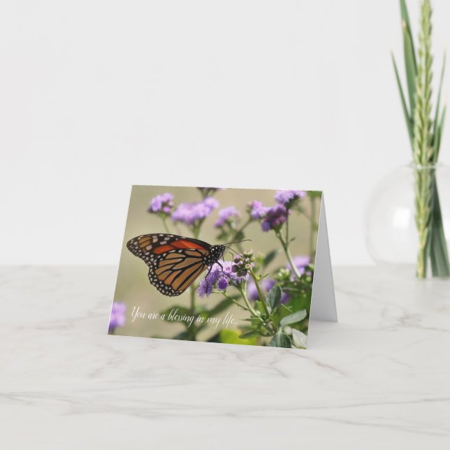 Butterfly Blessing Card (Front)