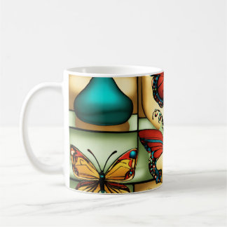 Butterfly Bliss - Colorful Coffee Cup Designs