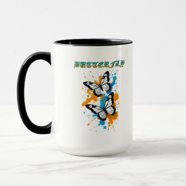 "Butterfly Bliss Mug" Mug (Left)