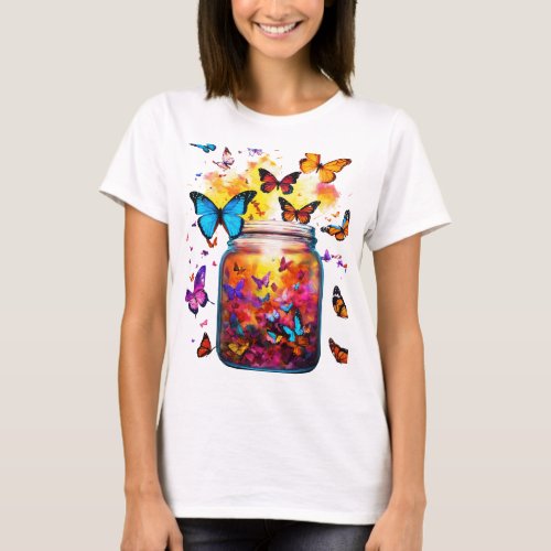  Butterfly Bliss Nature_Inspired T_Shirt De