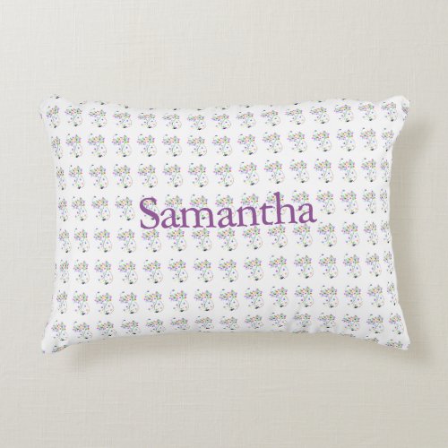 Butterfly Blooms Rectangle Accent Pillow