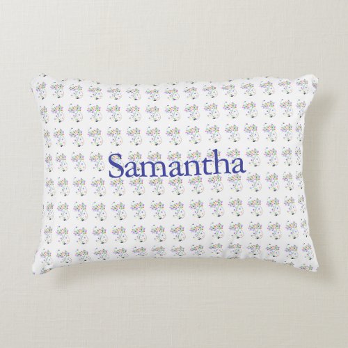 Butterfly Blooms Rectangle Accent Pillow