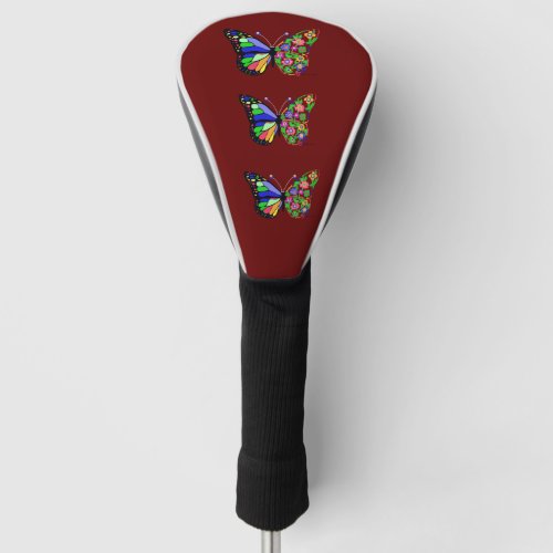 Butterfly Blossoms into a Floral Hybrid  Golf Head Cover