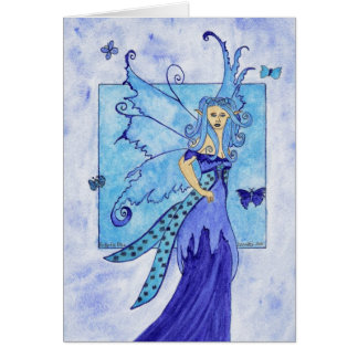 Butterfly Blue Card