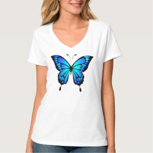Butterfly Blue Insect Illustration-20284 T-Shirt