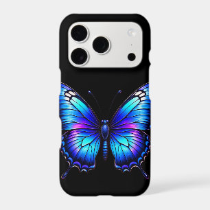 Butterfly blue iPhone 17 pro case