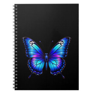 Butterfly blue notebook