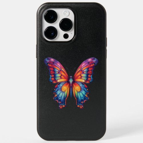 Butterfly Blue Orange Wings OtterBox iPhone 14 Pro Max Case