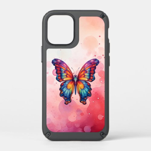 Butterfly Blue Orange Wings Speck iPhone 12 Mini Case